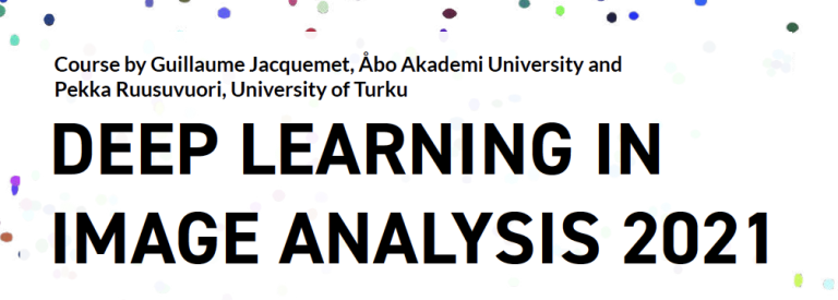 Course: Deep learning in image analysis - Turku Bioimaging