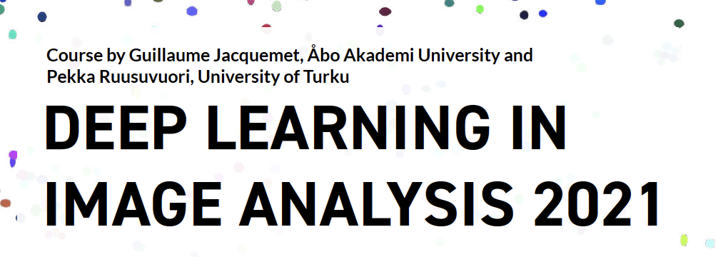 Course: Deep learning in image analysis