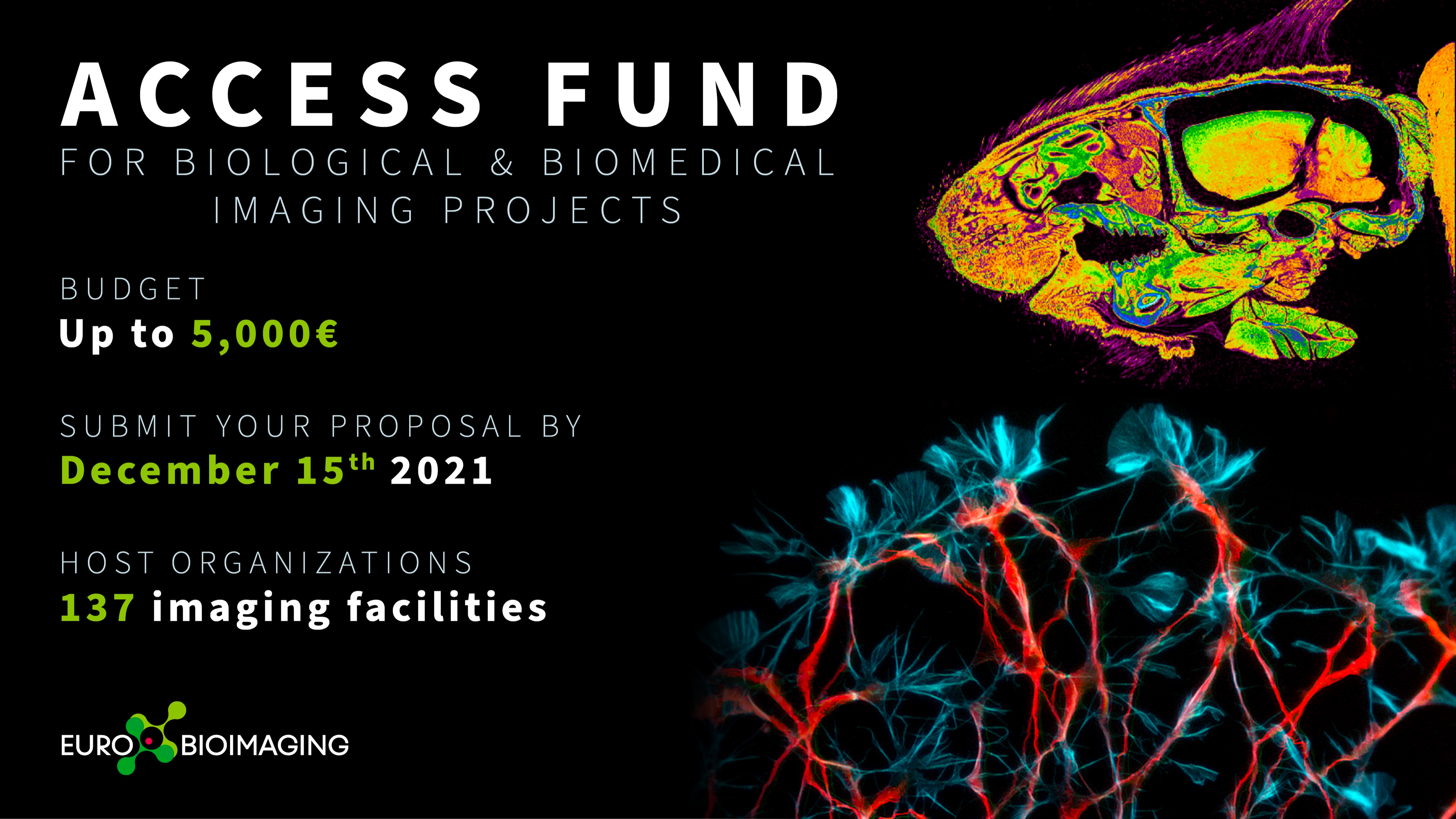 Apply funding for your Euro-BioImaging project